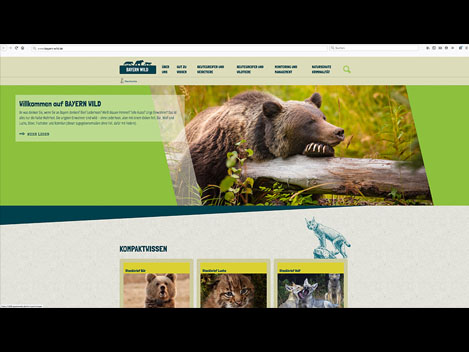 Unsere neue Website Bayern Wild