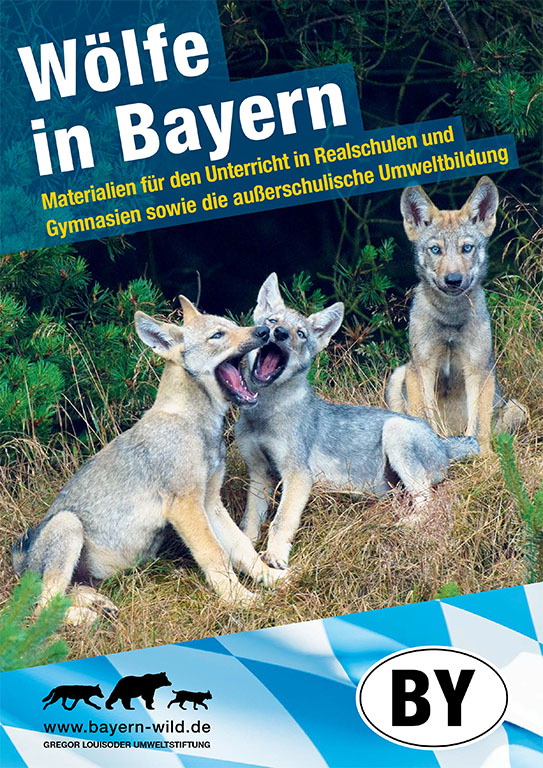 Lehrmaterial Wölfe in Bayern